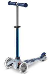 Micro Mini Deluxe Flux LED Neochrome scooter Navy