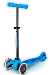 Micro Mini Deluxe Glow LED scooter Arctic Blue