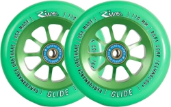 River Glide Green Pro Scooter Wheels 2-Pack