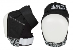 187 Killer Pro Knee Pads Junior BlackWhite