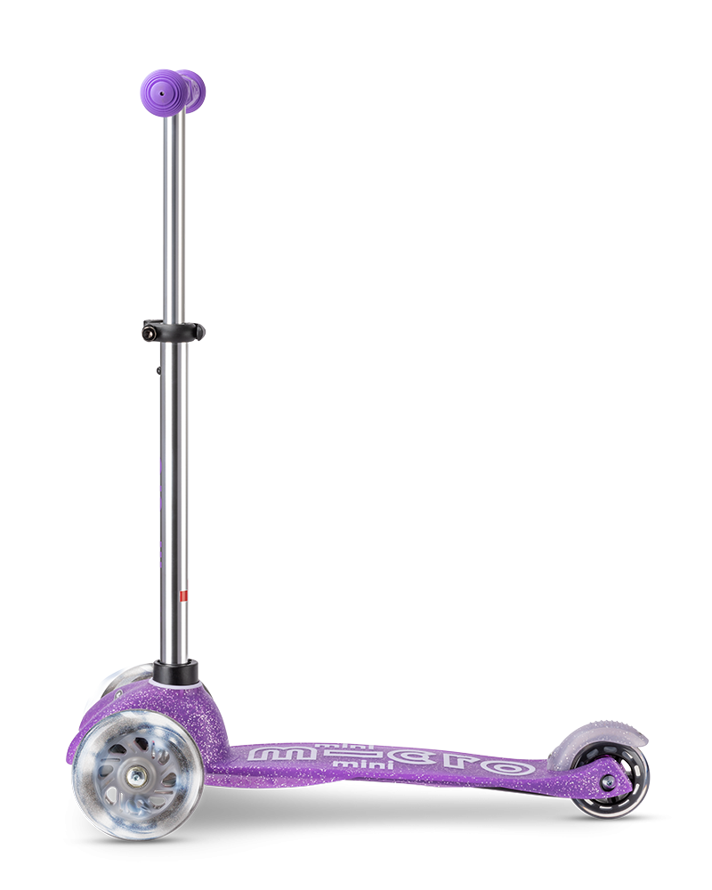 Micro Mini Deluxe Glitter LED scooter