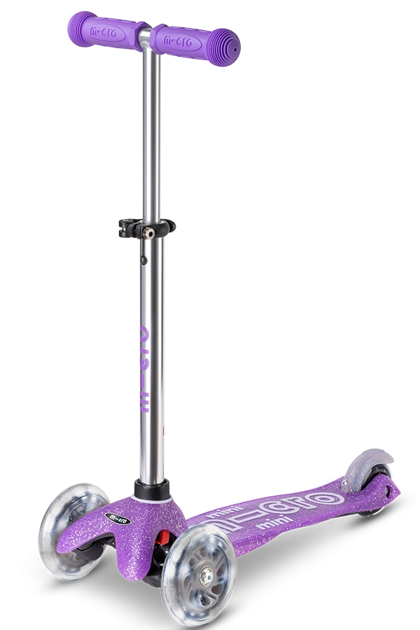 Micro Mini Deluxe Glitter LED scooter