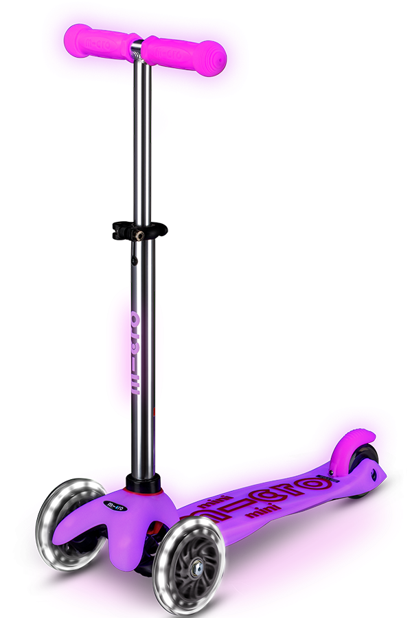 Micro Mini Deluxe Glow LED scooter