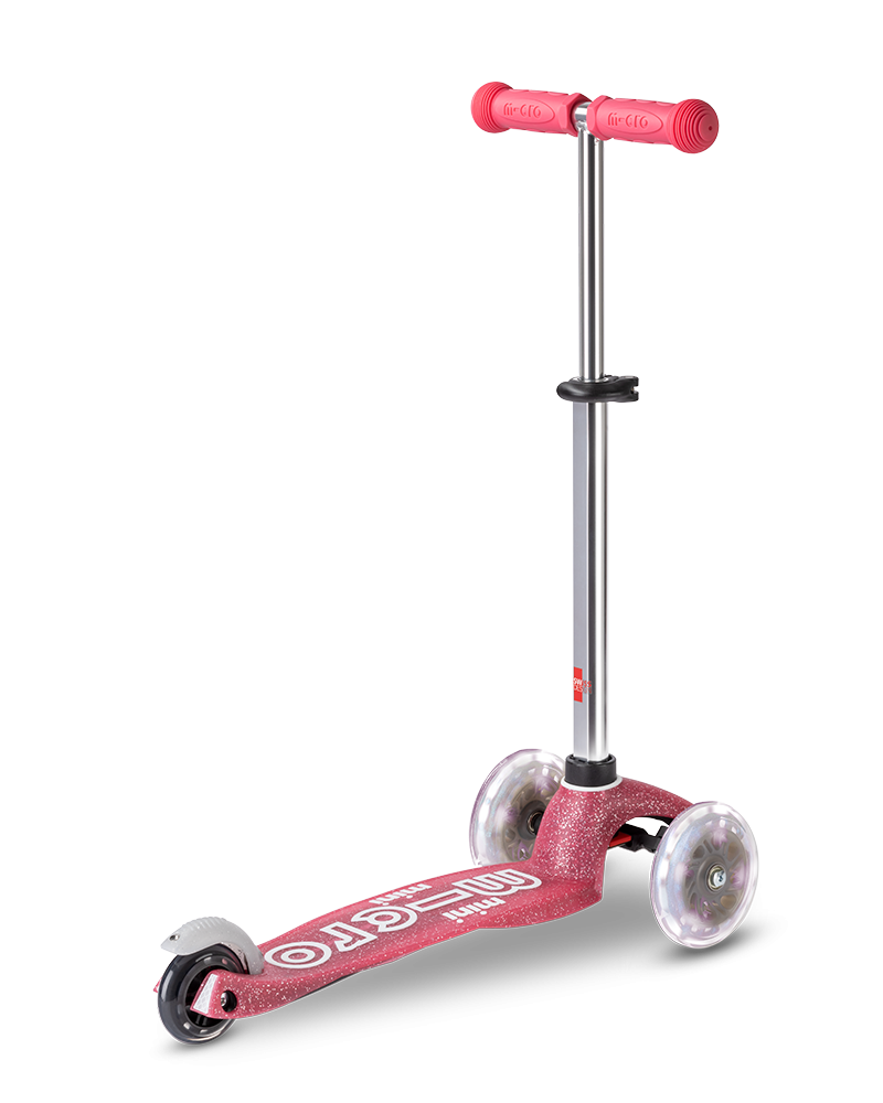 Micro Mini Deluxe Glitter LED scooter