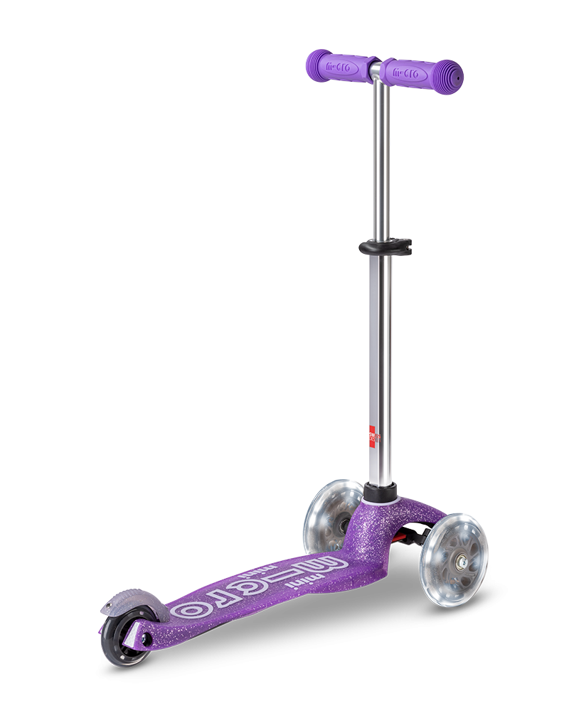 Micro Mini Deluxe Glitter LED scooter